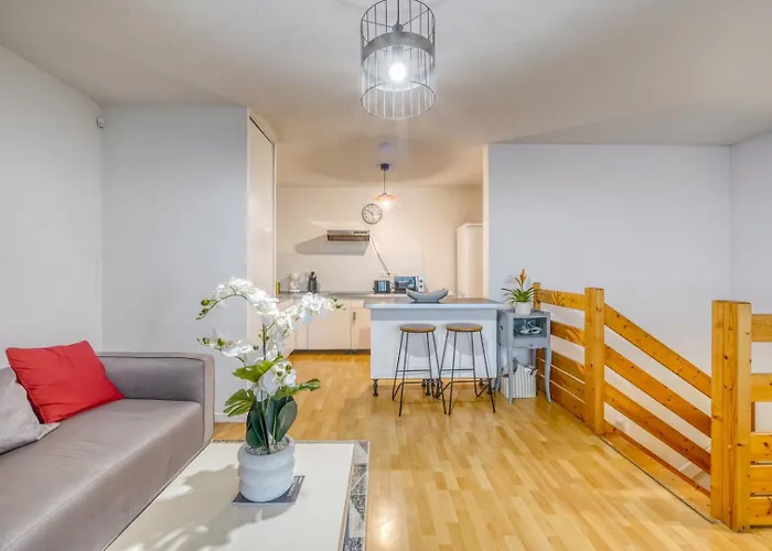 Appartement Duplex Confortable Avec Parking Et Balcon Bordeaux